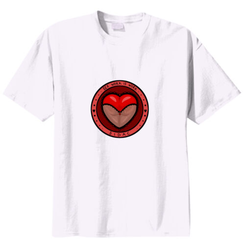 'Sex Work Is Work' Unisex 3/4 Raglan Tee Thumbnail