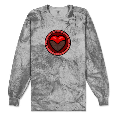 'Sex Work Is Work' Unisex Colour Blast Crewneck (no text) Thumbnail