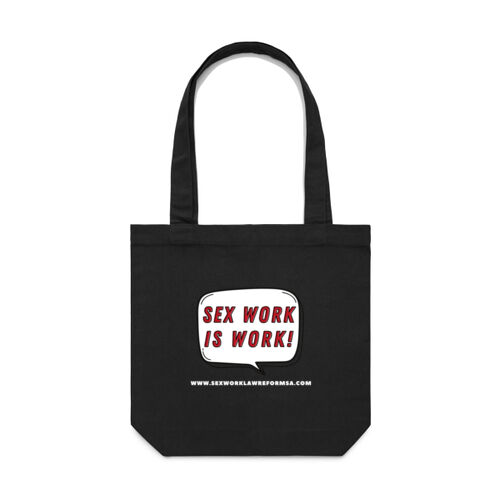 Sex Work is Work! Tote Bag Thumbnail