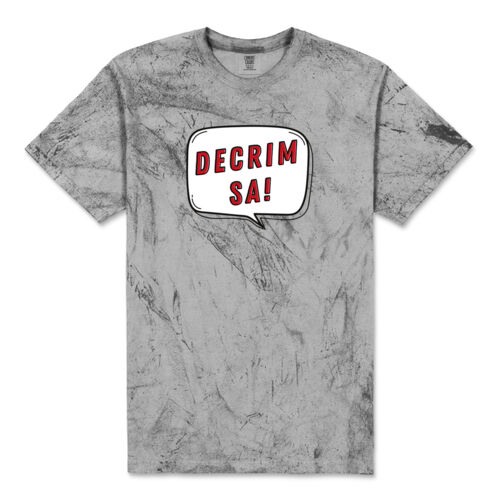 Decrim SA! Colour Blast Tee (white text) Thumbnail