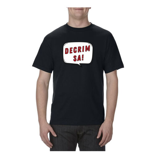 Decrim SA! Unisex Short Sleeve Tee (white text) Thumbnail