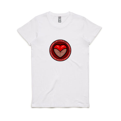 'Sex Work Is Work' Women's Maple Tee (no text) Thumbnail